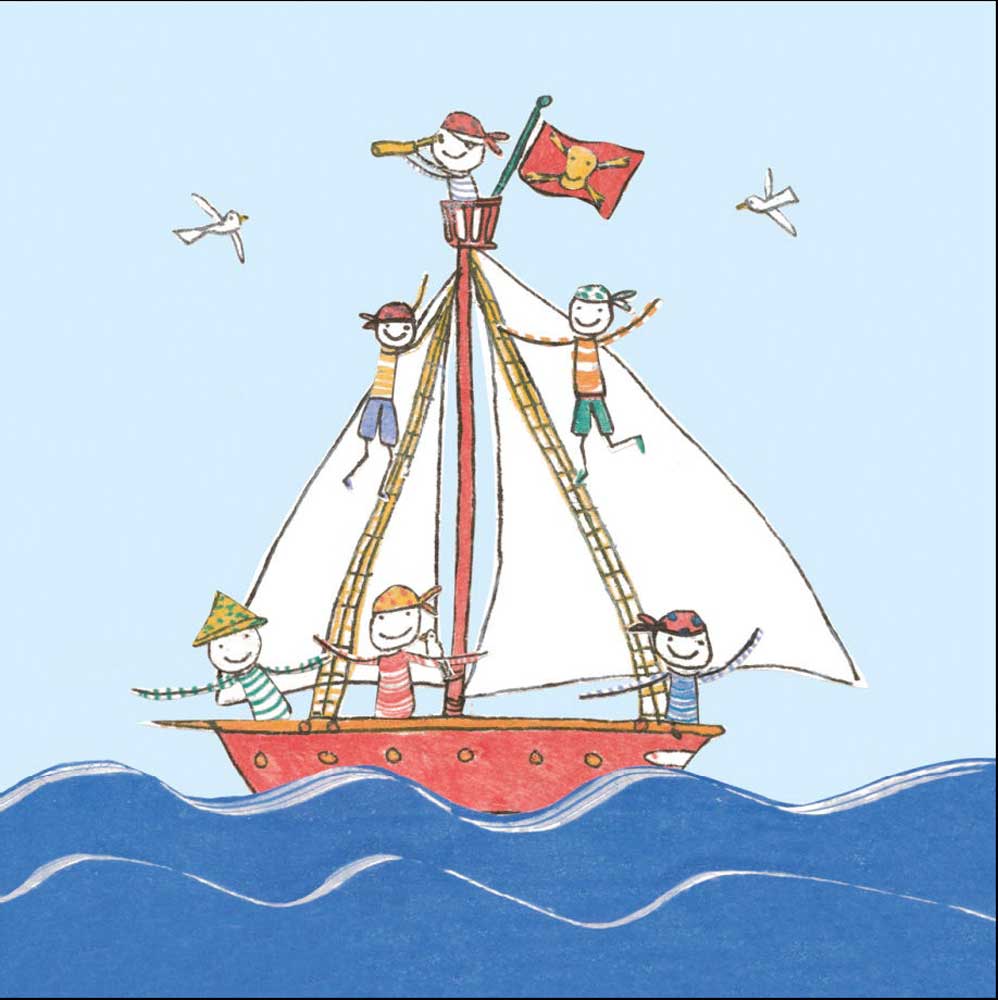 Sarah Battle - Kunstdruck / Art Poster - Pirates Ahoy! 