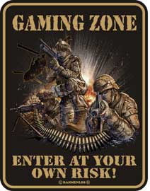 Poster - Gaming Zone Enter at own risk