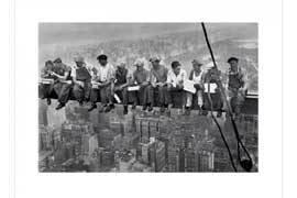 New York New York Hochhaus Arbeiter