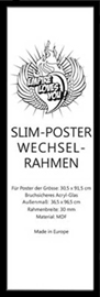 Poster - Rahmen Slim 30,5x91,5 cm
