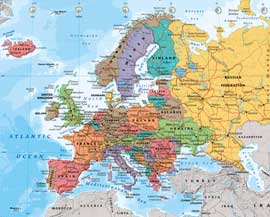 Landkarten  Europa Map 2014