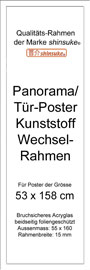 Poster - Rahmen Türposter 53x158 cm