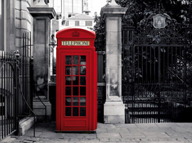 Poster - London Telefonzelle
