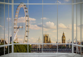 Poster - London Skyline Fenster