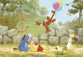 Poster - Winnie Puuh Ballooning Disney