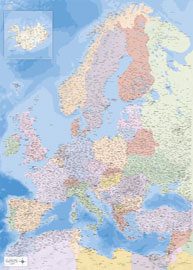 Landkarten  Europakarte