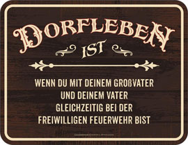 Poster - Dorfleben